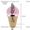 Vibrador rotativo Sweet Treat con forma de helado 11 rotaciones y carga USB